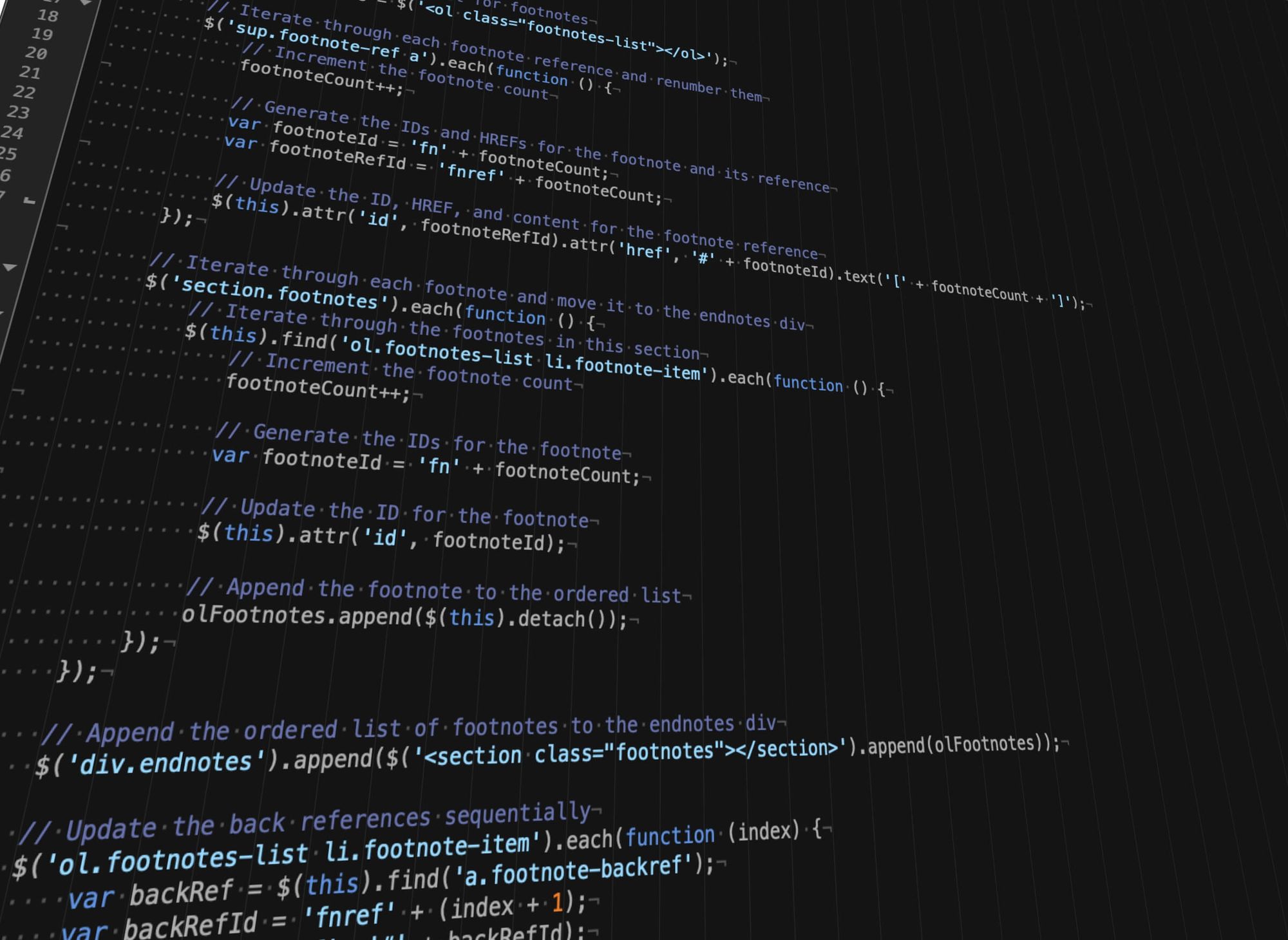 Continuous Footnote Numbering in Ghost